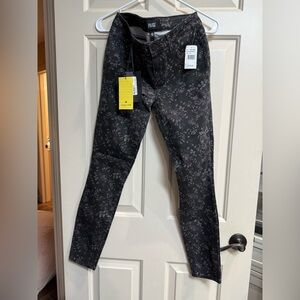 NWT Paige Verdugo Ankle Black Floral Jeans $199